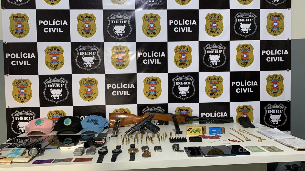 Repressão a crimes patrimoniais e tráfico resulta em 19 operações e 456 prisões realizadas pela Polícia Civil, em Rondonópolis