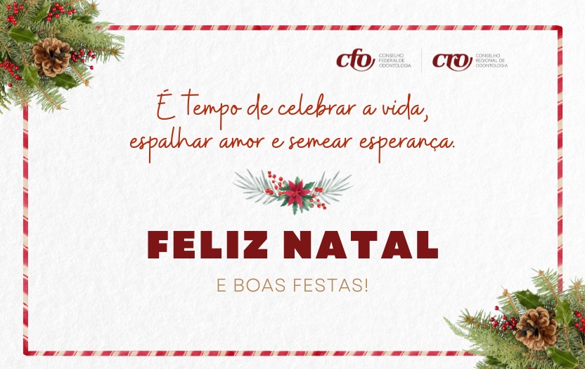 Conselhos de Odontologia desejam um Feliz Natal