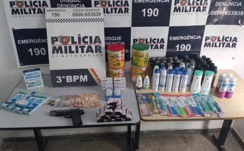 Polícia Militar frustra roubo à farmácia e prende dupla em flagrante na Capital