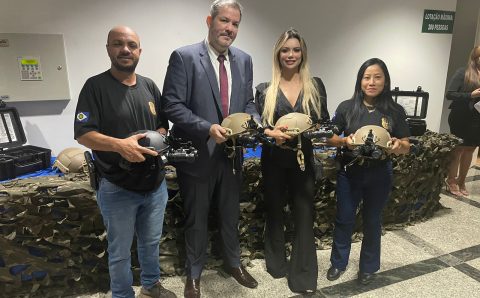 Polícia Civil recebe equipamentos táticos do Programa Hórus-Vigia para Delegacia de Fronteira
