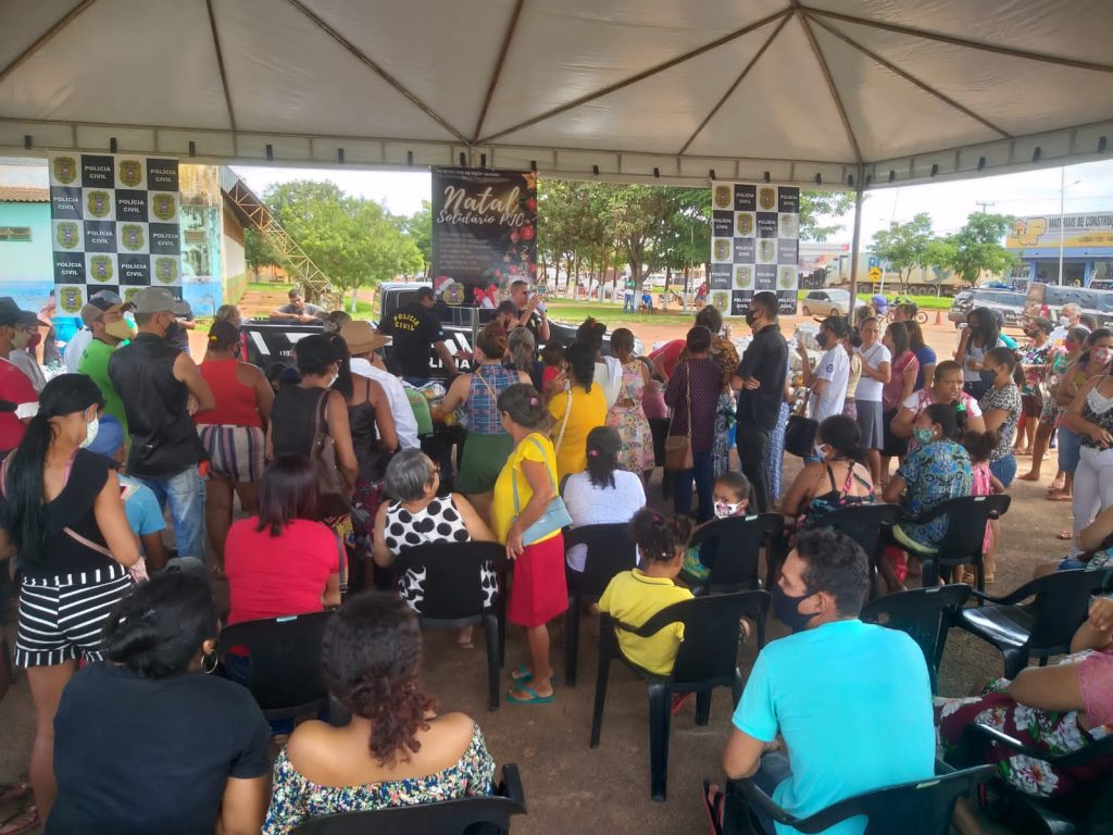 Polícia Civil distribuiu alimentos e presentes para 11 municípios da região nordeste de MT