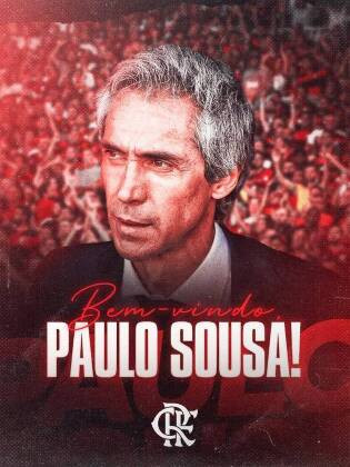 FLAMENGO:  Mesmo com Jorge Jesus livre, Flamengo anuncia Paulo Sousa como novo técnico
