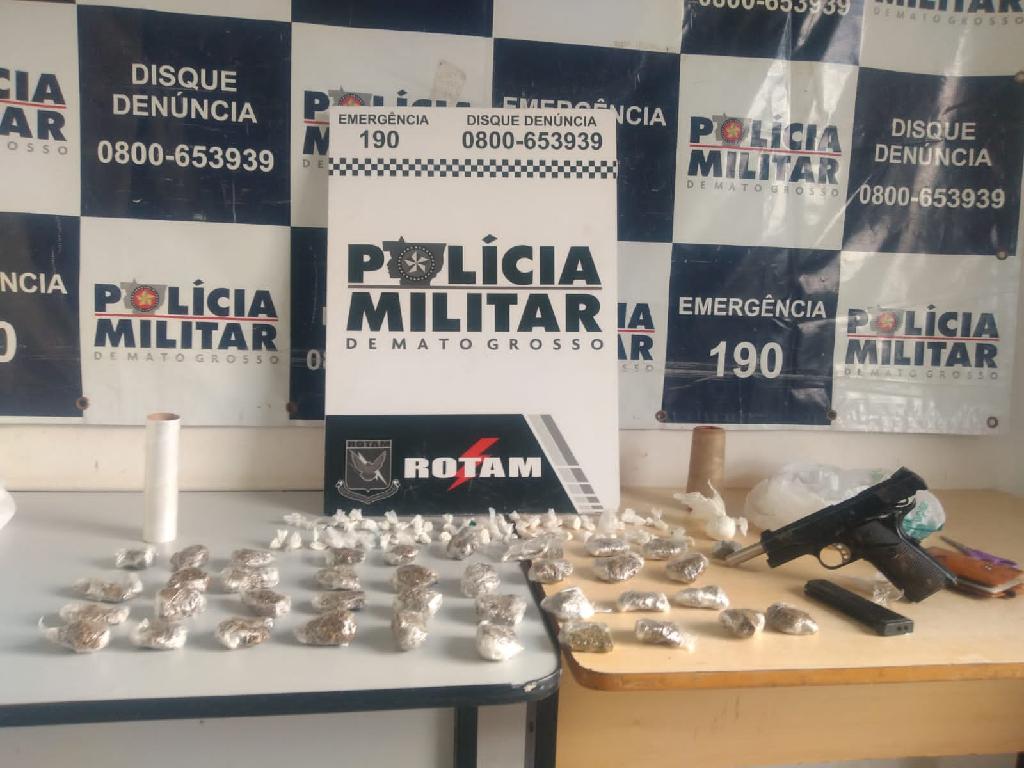 Rotam flagra suspeitos vendendo drogas no bairro Carumbé