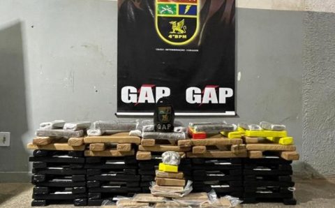 Quadrilha é presa com mais de 140 kg de drogas na Região Metropolitana de Cuiabá