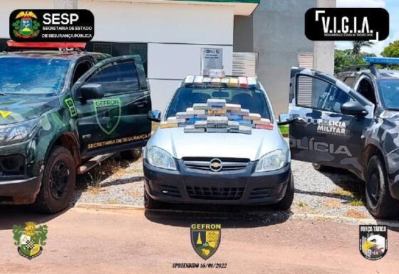 Gefron apreende mais de 105 quilos de cocaína em menos de 24 horas em Cáceres