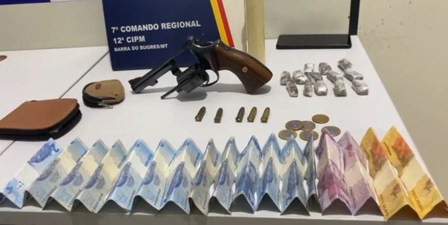 AÇÃO RÁPIDA:   PM age rápido, recupera dinheiro roubado de agencia dos Correios e prende suspeito