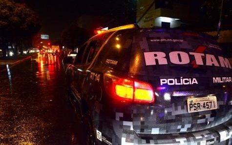 Rotam intercepta quadrilha e recupera produtos eletrônicos furtados de loja de Tangará da Serra