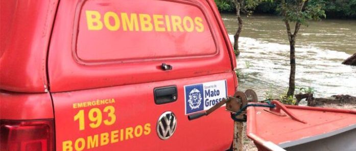 Bombeiros localizam corpos de duas crianças que se afogaram no Rio Cuiabá