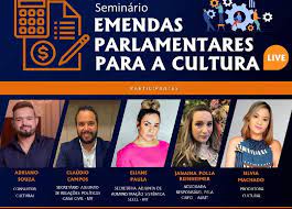 Seminário vai debater emendas parlamentares para cultura
