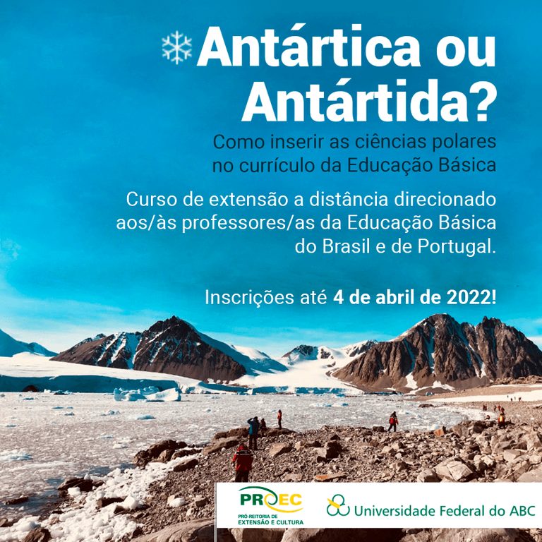 Curso gratuito apoiado pelo MCTI prepara professores da educação básica para abordar ciência antártica