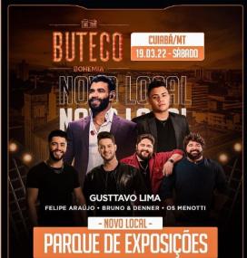 MT: Após impasses, show de Gusttavo Lima será realizado no Parque de Exposições