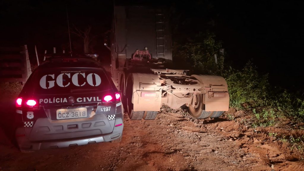 Polícia Civil prende em flagrante suspeitos de roubo a caminhão e carga de soja no médio-norte