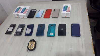 PC indicia 3 empresários e recupera 26 celulares roubados em VG