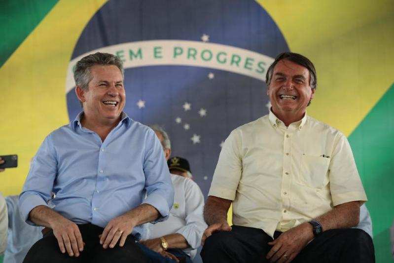 MT: SINAIS:   Mauro Mendes já admite que está cada vez mais próximo de Jair Bolsonaro