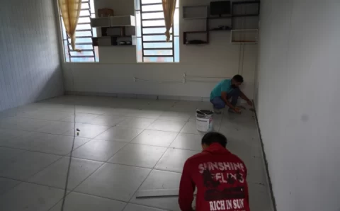 Escolas Municipais de Lucas do Rio Verde recebem novos pisos