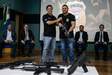 Estado adquire 39 fuzis com calibre 556
