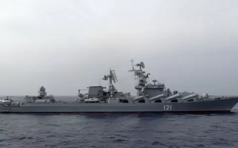 Guerra na Ucrânia: como era o poderoso navio russo que afundou no Mar Negro