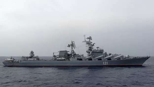Guerra na Ucrânia: como era o poderoso navio russo que afundou no Mar Negro