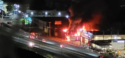 MT: Incêndio atinge loja de festas pela segunda vez em Cuiabá