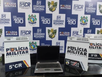 Bandido é preso após furto de clínica odontológica em MT