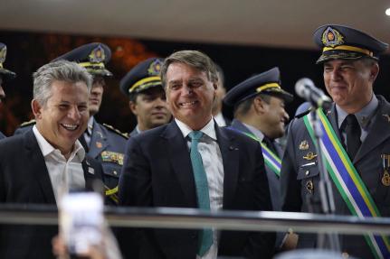 DISCURSO DE ELOGIOS:  Mauro acena com apoio à reeleição do presidente Bolsonaro