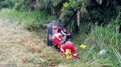 Idoso morre após perder controle e capotar carro em rodovia de MT