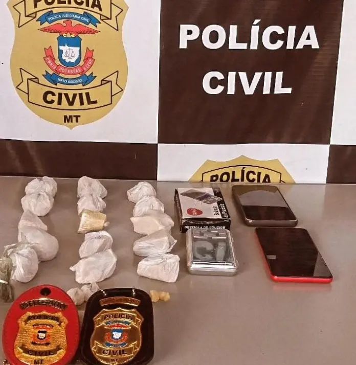 Três suspeitos por tráfico de drogas são presos em flagrante em Mato Grosso