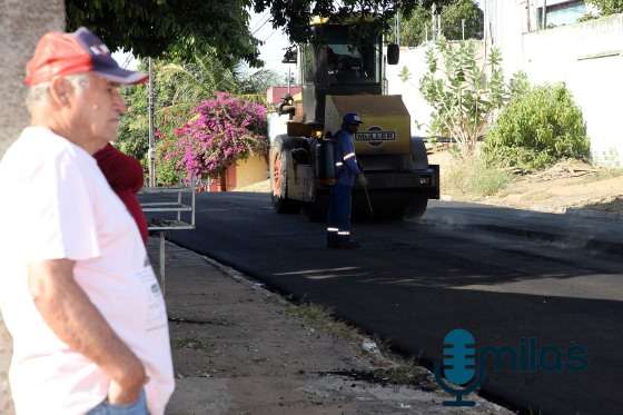 MT:  155 ANOS:  Com recursos próprios, prefeitura de Várzea Grande revitaliza mais de 2 km de vias no Construmat
