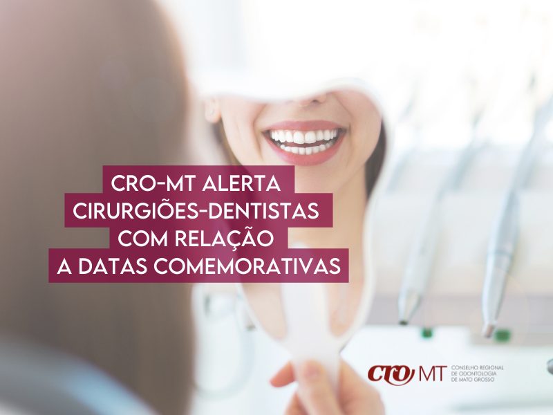 MT:  CRO faz alerta com relação a datas comemorativas