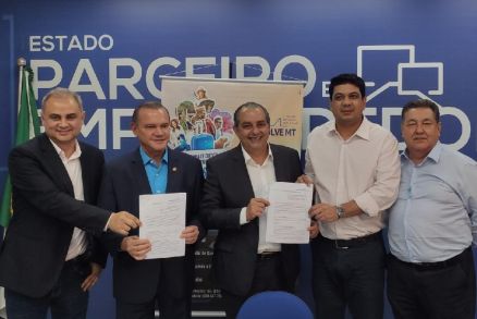 MT:  FOMENTO:   Governo de MT firma parceria com a Prefeitura de Várzea Grande para ampliar oferta de linhas de crédito