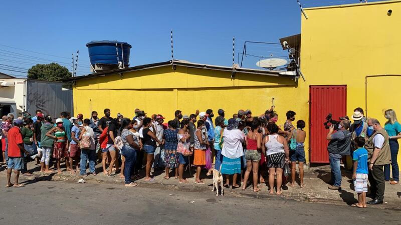MT:  Crise social coloca Cuiabá de novo no Mapa da Fome