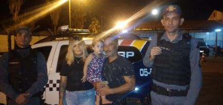 Policiais militares salvam criança engasgada com aliança em Pontal do Araguaia