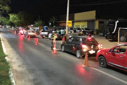 Polícia flagra e prende 14 por embriaguez ao volante em Cuiabá