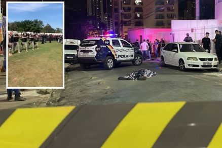 Familiares e amigos prestam homenagem a agente morto