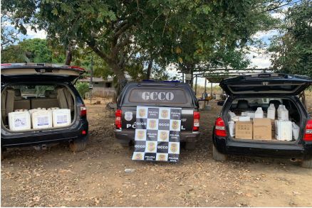 Defensivos agrícolas roubados são apreendidos em fazenda