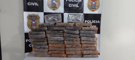 Polícia Civil prende cinco pessoas com 42 quilos de pasta base de cocaína na região de fronteira