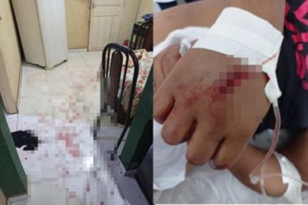 Homem é preso após tentar matar esposa e fazer bebê de refém