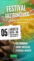 Praça do Bosque da Saúde recebe o “Festival Gastronômico Cultural” nesta sexta-feira (05)