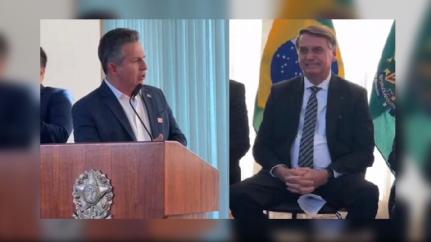 MT:  COMPROMISSO ELEITORAL:  Mendes ‘sela’ união com Bolsonaro em visita a Brasília