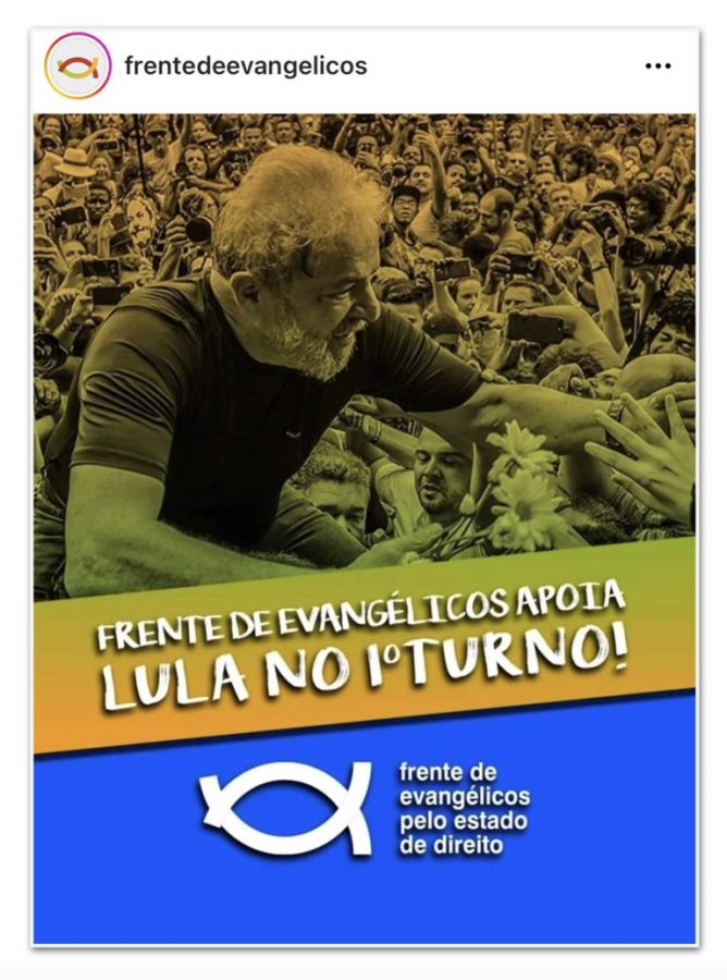 Grupo evangélico declara apoio a Lula no 1º turno