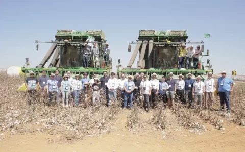 MT:  ESTRANGEIROS FAZEM VISITA IN LOCO PARA CONHECER PRODUÇÃO DE ALGODÃO EM MT