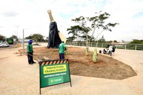 Símbolo cultural da Capital, Viola de Cocho chega à Orla do Porto II; entrega está marcada para ocorrer em setembro