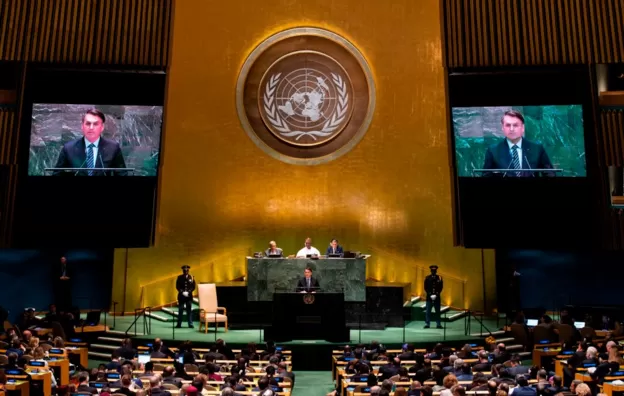 Bolsonaro abre Assembleia Geral da ONU:  Brasil deve R$ 1,5 bilhão à organização