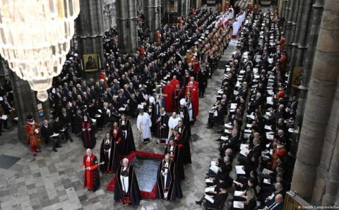 O último adeus à rainha Elizabeth 2ª