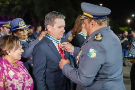 MT:  DA PMMT:   Conselheiros do TCE-MT são homenageados com medalha Homens do Mato