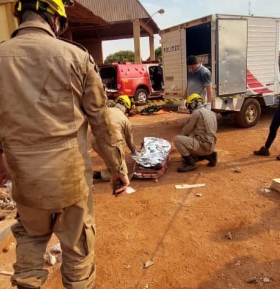 TRAGÉDIA:   Trabalhador morre após explosão em túnel de armazém de grãos