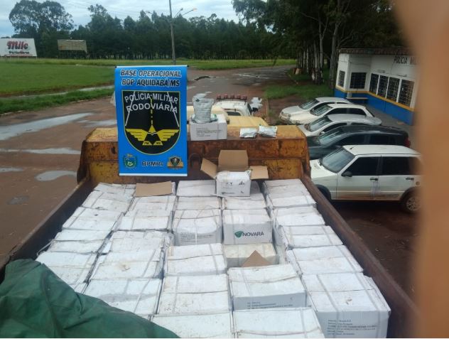 PRÓXIMO DE ITIQUIRA: Cerca de duas toneladas de veneno contrabandeado é apreendido pela PRF
