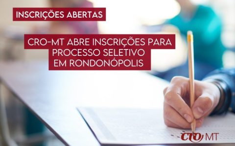 MT:  CRO abre inscrições para processo seletivo em Rondonópolis