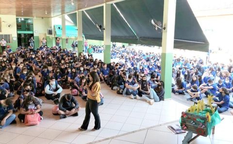 MT:   Setembro Amarelo: Escola Santo Antônio promoveu ações pedagógicas com alunos