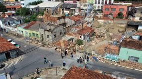 Fiscais embargam obras em três residências no Centro Histórico e suspeitam de uso para exploração ilegal de garimpo